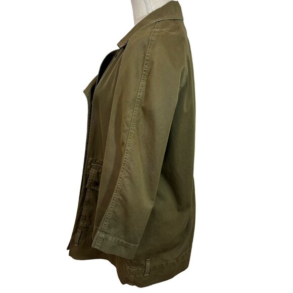 Current/Elliott The Infantry Army Green Double Breasted Jacket Sz 1 (L) Hiking - Picture 7 of 14